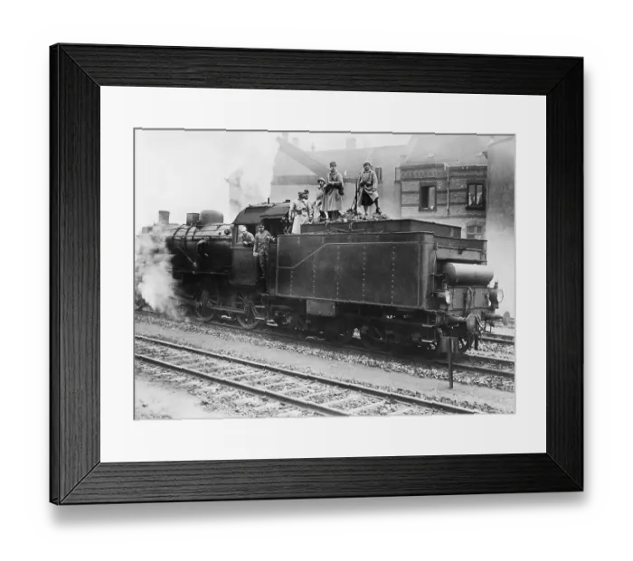 Framed Print : French Troops That Occupie Rhine Land