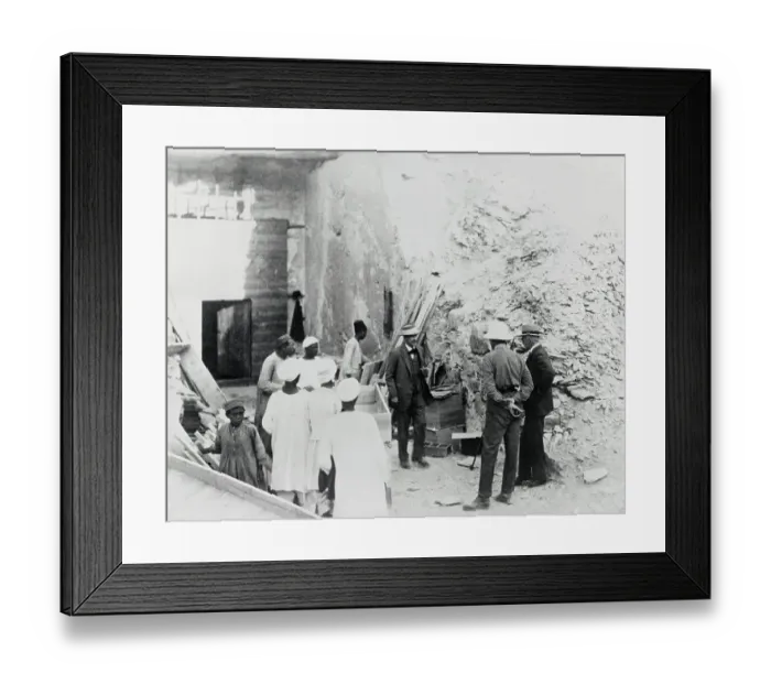 Framed Print : Lord Carnaavan at King Tut Tomb Site Framed Print : Lord Carnaavan at King Tut Tomb Site