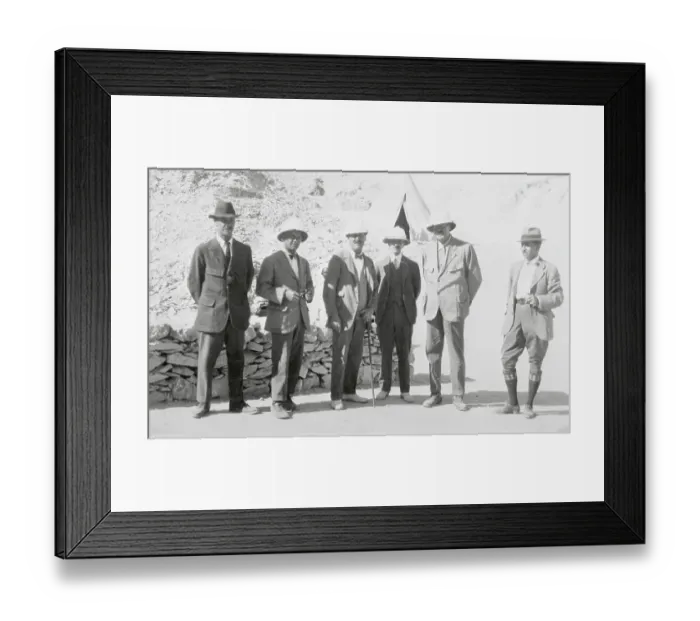 Framed Print : Howard Carter's Archaeological Team Framed Print : Howard Carter's Archaeological Team