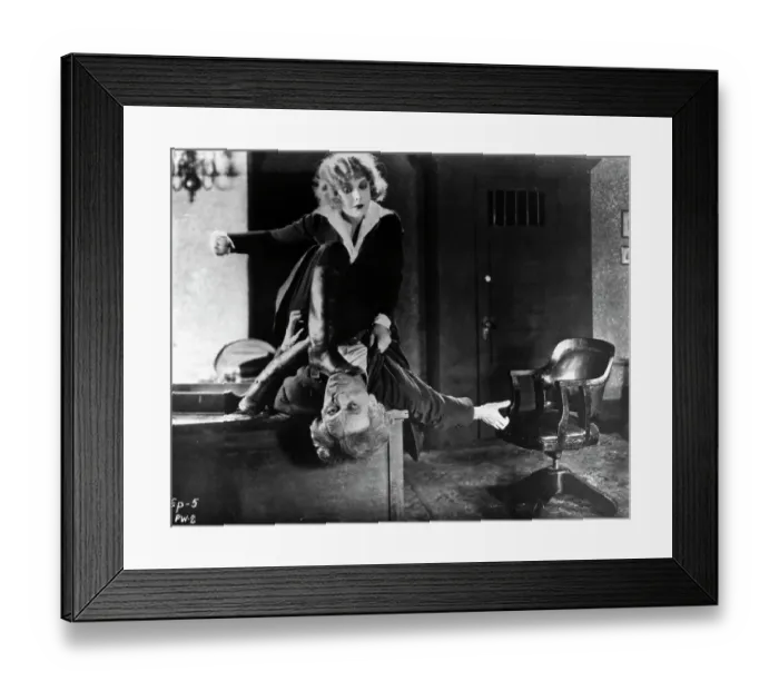 Framed Print : Actress Pearl White in Plunder