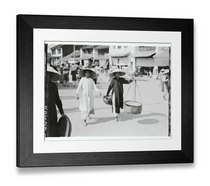 Framed Print : Indochinese Hats and Clothing Framed Print : Indochinese Hats and Clothing
