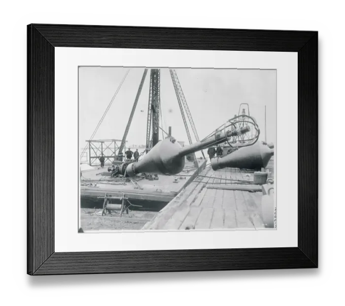 Framed Print : Buoy Being Loaded onto Deck Framed Print : Buoy Being Loaded onto Deck