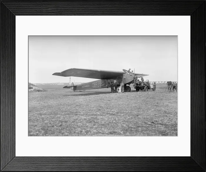 Framed Print : Oakley Kelly and John A MacCready Fueling Plane Framed Print : Oakley Kelly and John A MacCready Fueling Plane