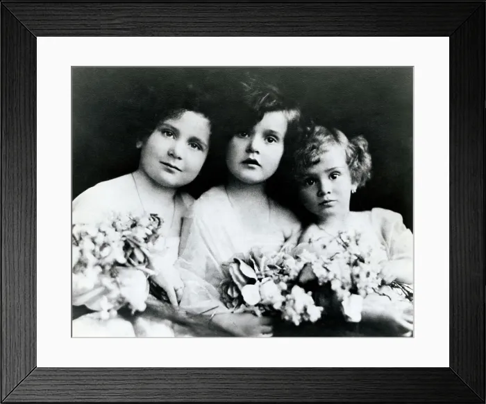 Framed Print : The Gabor Sisters as Children Framed Print : The Gabor Sisters as Children