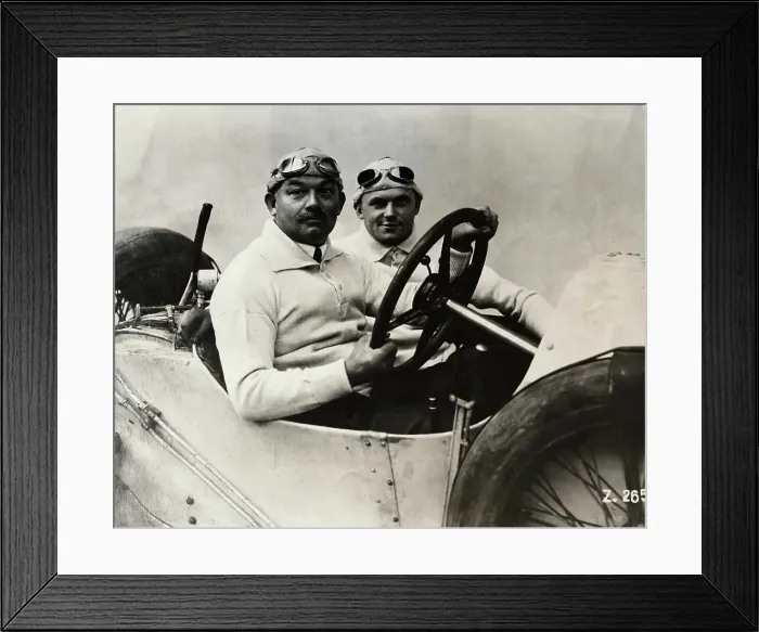 Framed Print : Christian Lautenschlager of the German Mercedes Racing Team Framed Print : Christian Lautenschlager of the German Mercedes Racing Team