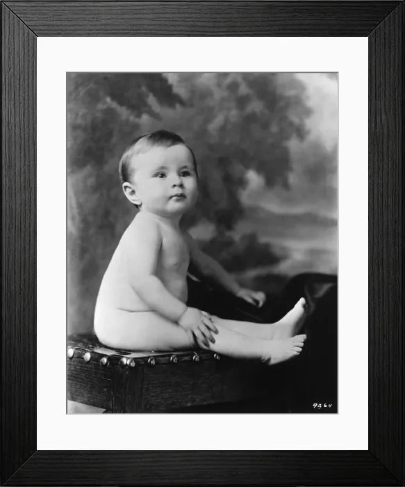 Framed Print : Judy Garland at Age One Framed Print : Judy Garland at Age One