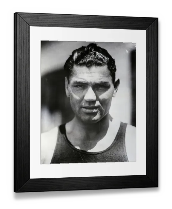 Framed Print : Headshot Of Jack Dempsey Framed Print : Headshot Of Jack Dempsey