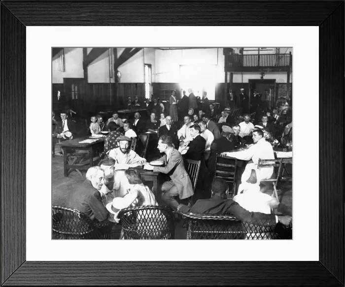 Framed Print : Immigrants at Ellis Island Framed Print : Immigrants at Ellis Island