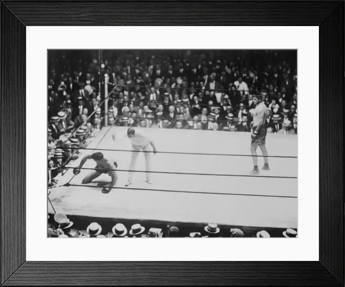 Framed Print : Luis Firpo and Jess Willard Boxing Framed Print : Luis Firpo and Jess Willard Boxing