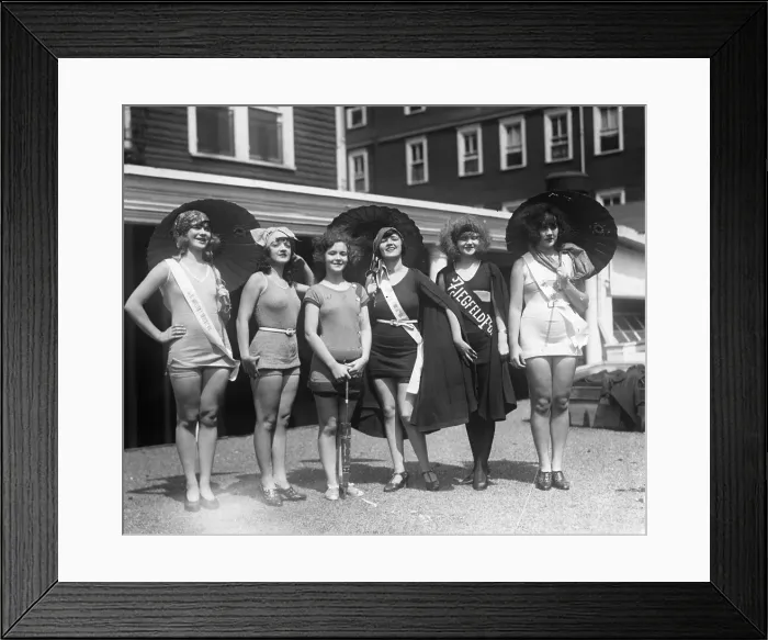Framed Print : Atlantic City Beauty Contestants Framed Print : Atlantic City Beauty Contestants