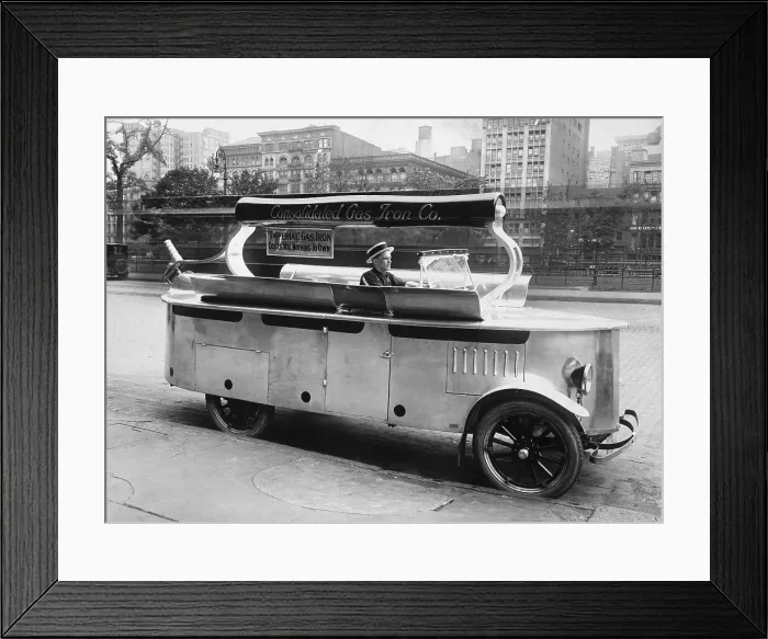 Framed Print : Automobile Shaped Like Gas Iron Framed Print : Automobile Shaped Like Gas Iron