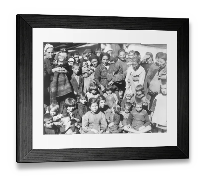 Framed Print : Christian Refugees From Asia Minor Framed Print : Christian Refugees From Asia Minor