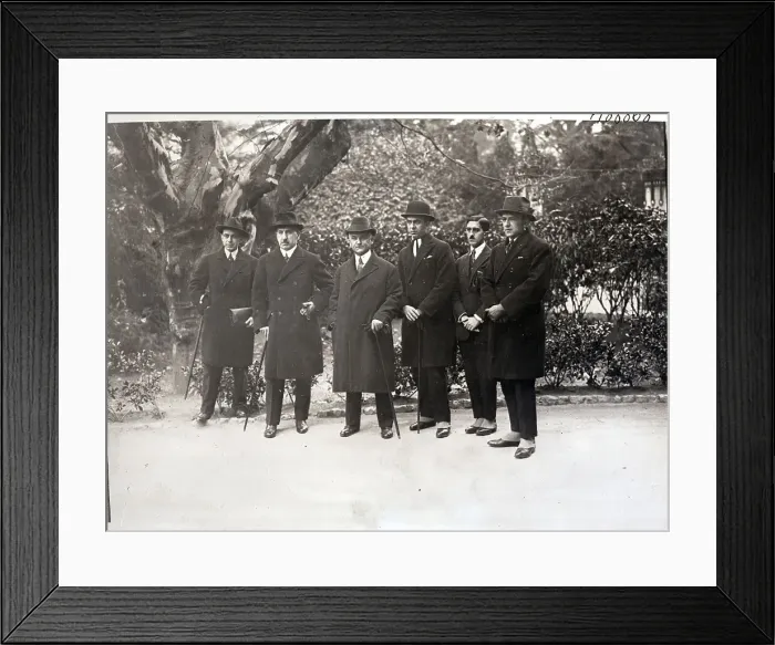 Framed Print : Jugo Slav Delegation at WWI Peace Conference Framed Print : Jugo Slav Delegation at WWI Peace Conference