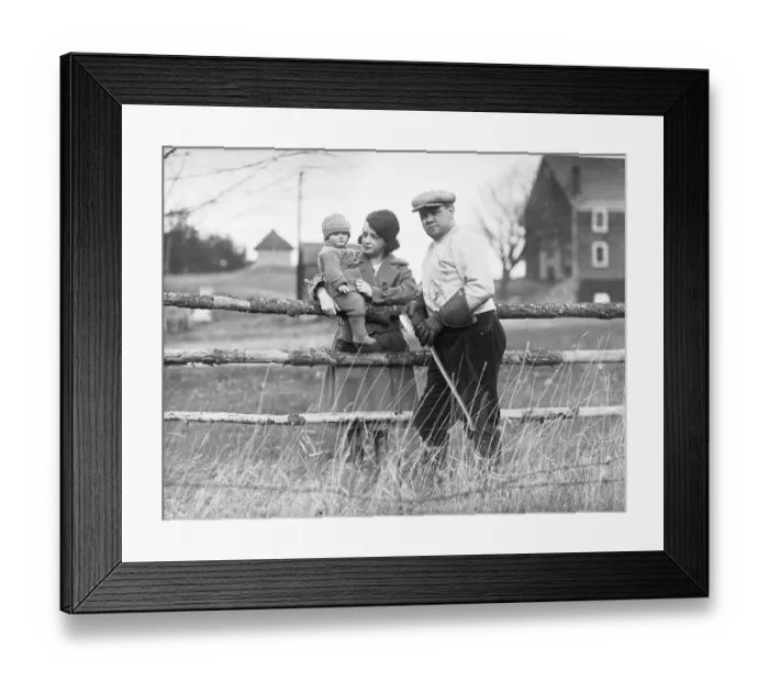 Framed Print : Back Ruth with Family Framed Print : Back Ruth with Family