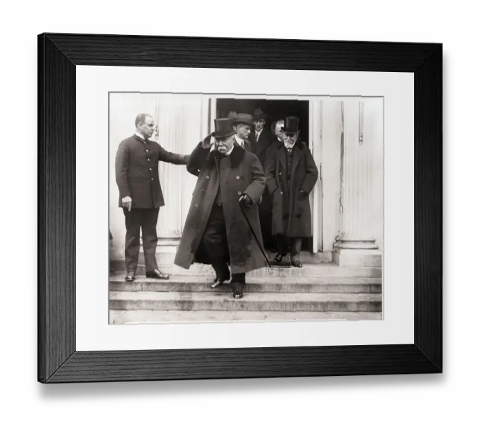 Framed Print : George Clemenceau at the White House Framed Print : George Clemenceau at the White House