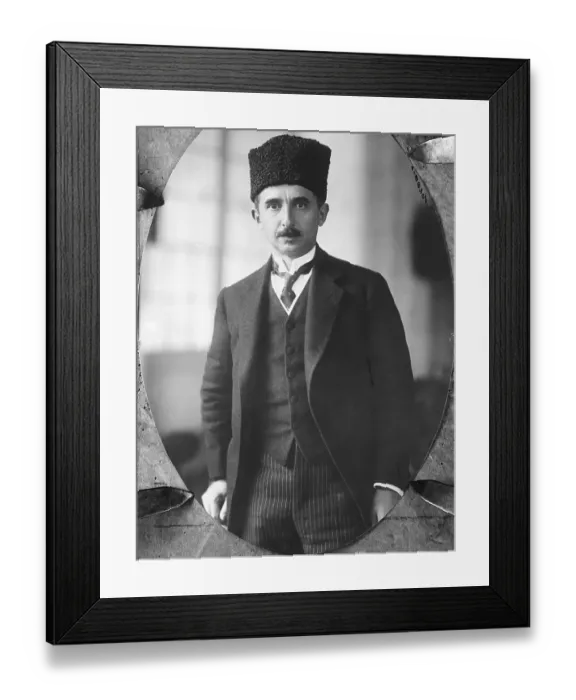 Framed Print : Portrait Of Ismet Pasha Turkish Delegate Framed Print : Portrait Of Ismet Pasha Turkish Delegate