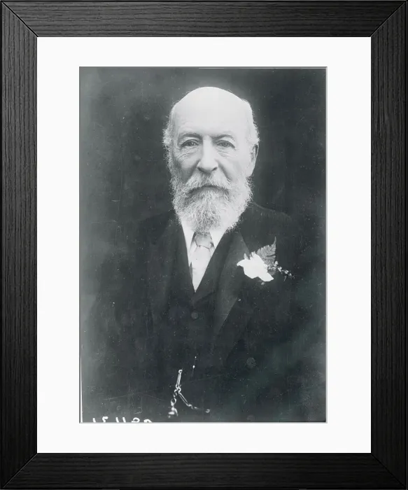 Framed Print : Portrait of George Cadbury