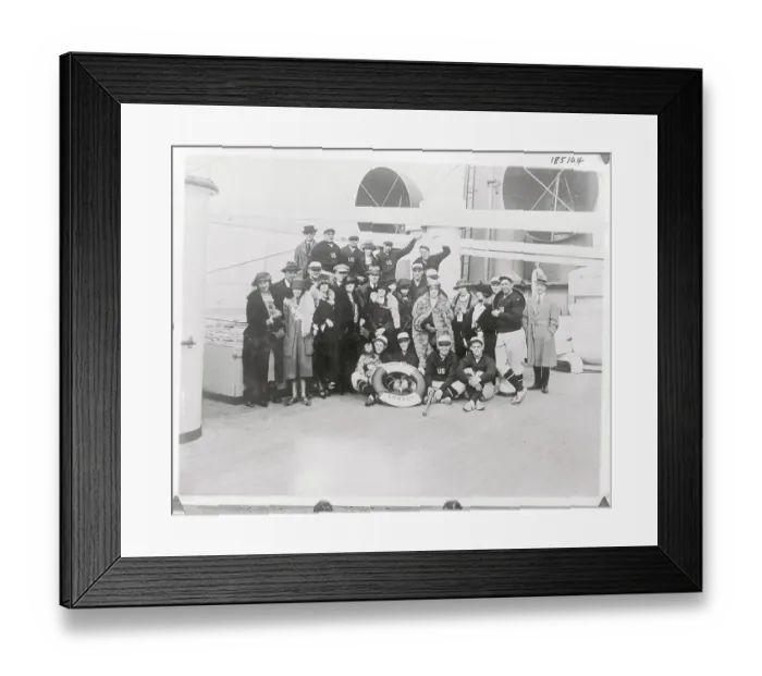 Framed Print : Portrait of Baseball Big Leaguers Posing as Group Framed Print : Portrait of Baseball Big Leaguers Posing as Group