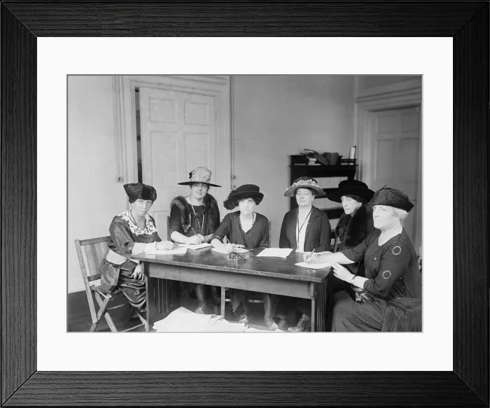Framed Print : Delegates to Choose Twelve Greatest Women Framed Print : Delegates to Choose Twelve Greatest Women