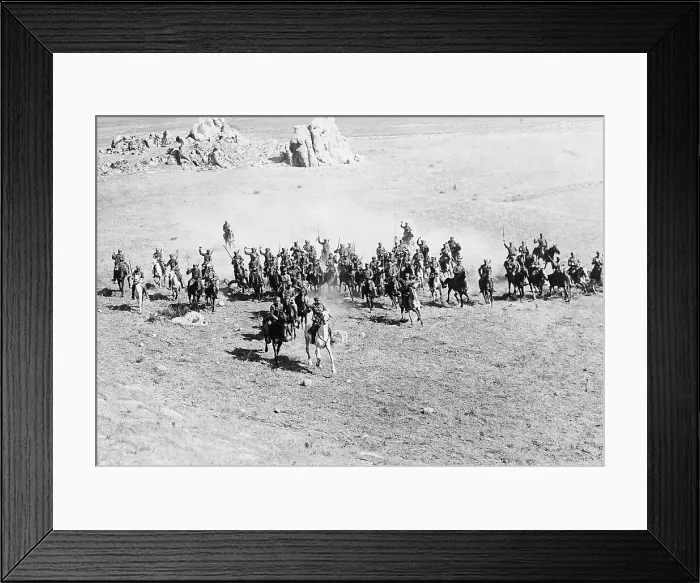 Framed Print : Cavalry Making A Charge In Asia Minor Framed Print : Cavalry Making A Charge In Asia Minor