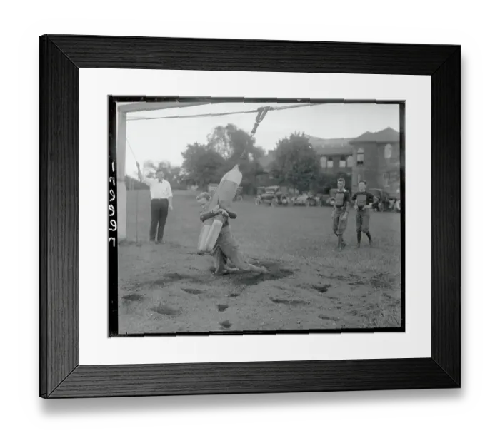 Framed Print : Football Player Tackling Dummy Framed Print : Football Player Tackling Dummy