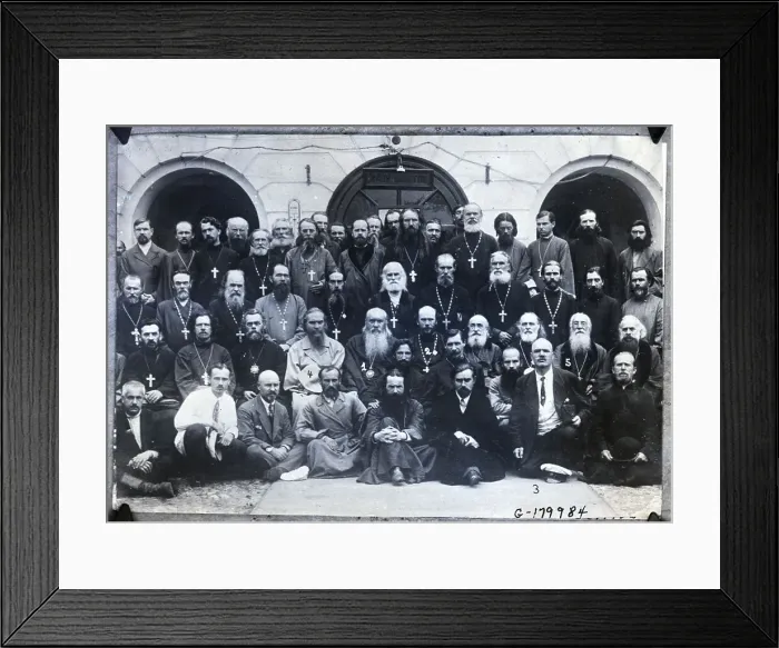 Framed Print : Congress Of Priests In Pose Framed Print : Congress Of Priests In Pose