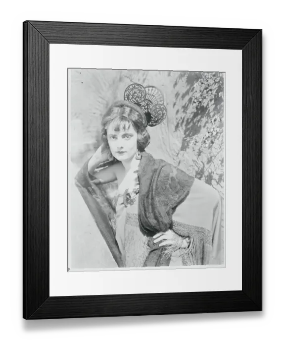 Framed Print : Woman in Spanish Costume Framed Print : Woman in Spanish Costume