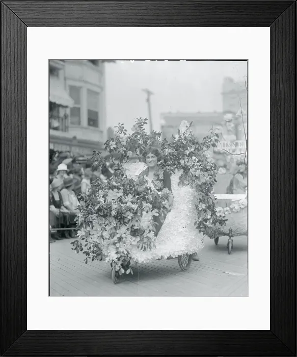 Framed Print : Miss Detroit of 1922