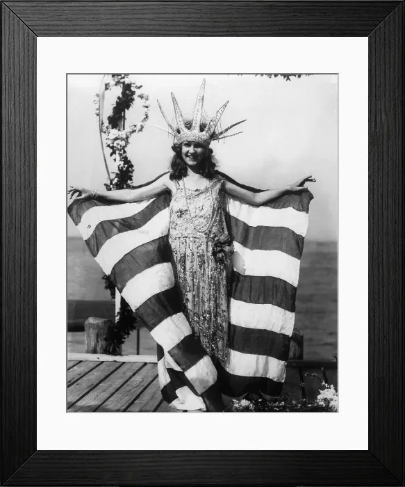 Framed Print : Margaret Gorman, Miss America, in Costume Framed Print : Margaret Gorman, Miss America, in Costume