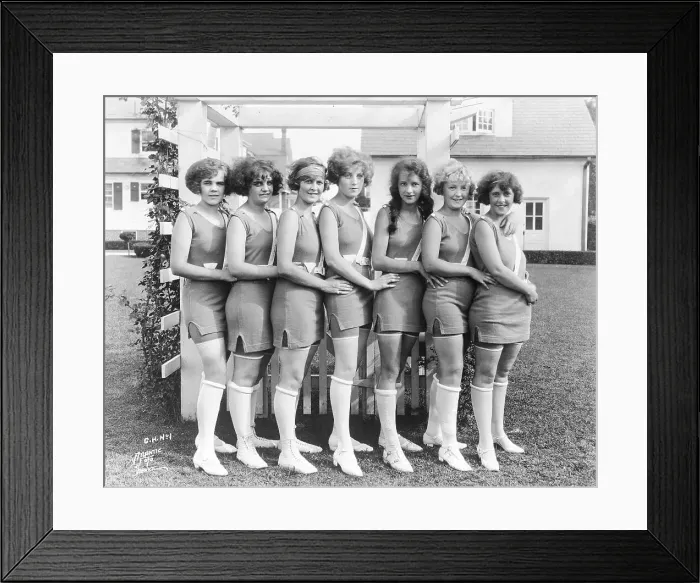 Framed Print : Atlantic City's Bathing Beauties of 1922
