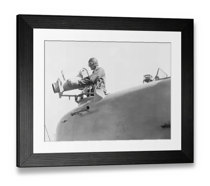 Framed Print : Photographer Aiming Military Camera Framed Print : Photographer Aiming Military Camera