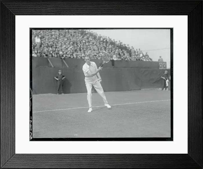 Framed Print : Tennis Player J. O. Anderson Framed Print : Tennis Player J. O. Anderson