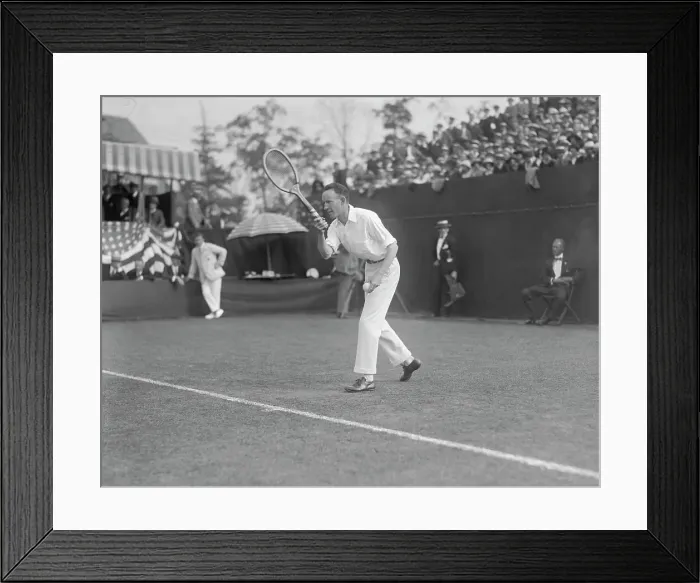 Framed Print : Tennis Player Little Bill Johnston