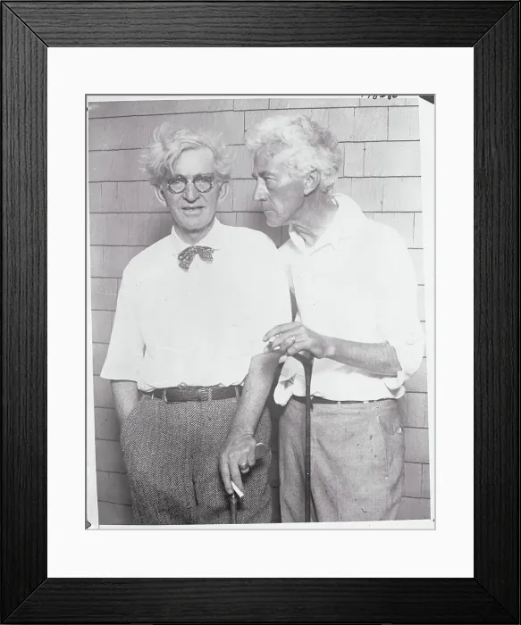 Framed Print : Frank Bacon and Judge Landis Framed Print : Frank Bacon and Judge Landis