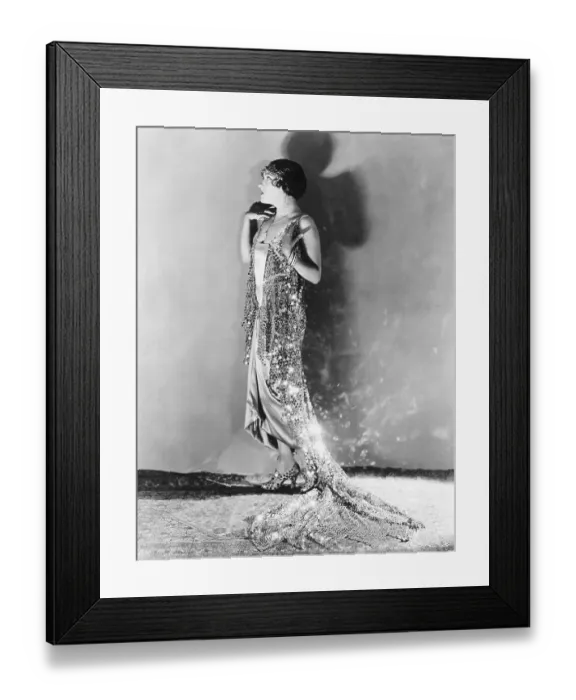 Framed Print : Actress Gloria Swanson