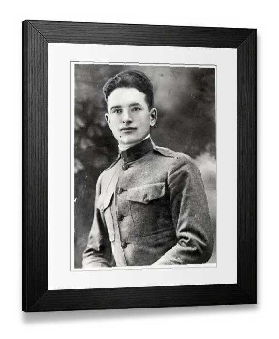 Framed Print : Jack Bergen In Uniform