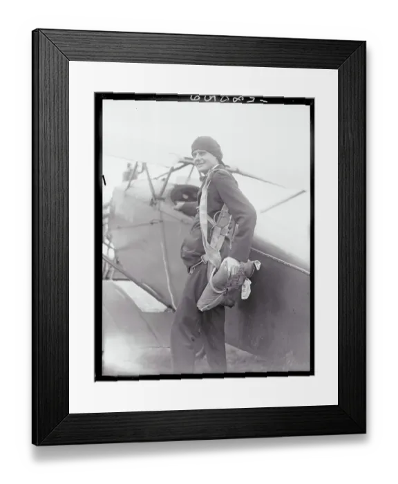 Framed Print : Pilot Readying For Flight