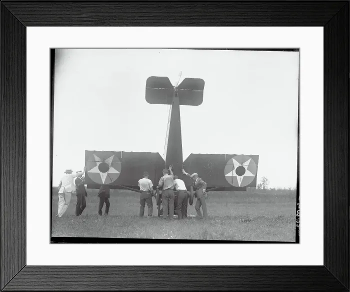 Framed Print : Upended Airplane Framed Print : Upended Airplane