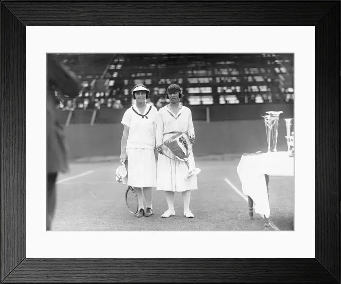 Framed Print : Woman Tennis Players of 1920's Framed Print : Woman Tennis Players of 1920's