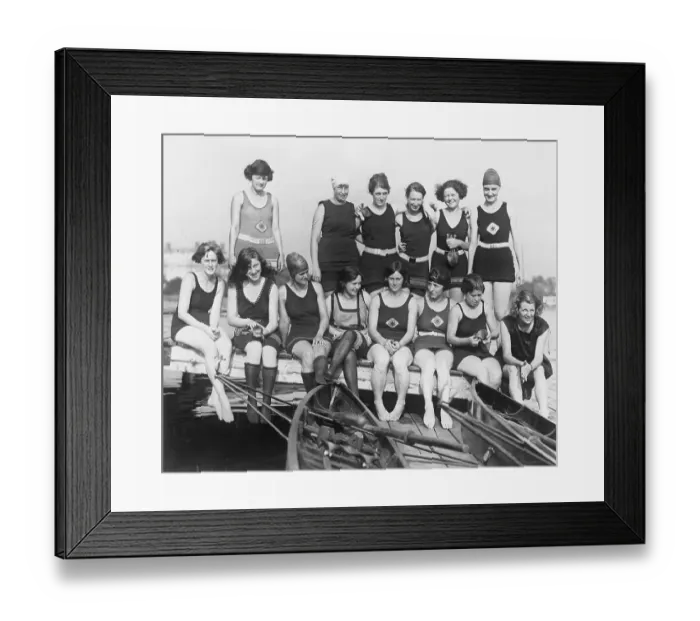 Framed Print : Female Athletes of 1920's Framed Print : Female Athletes of 1920's