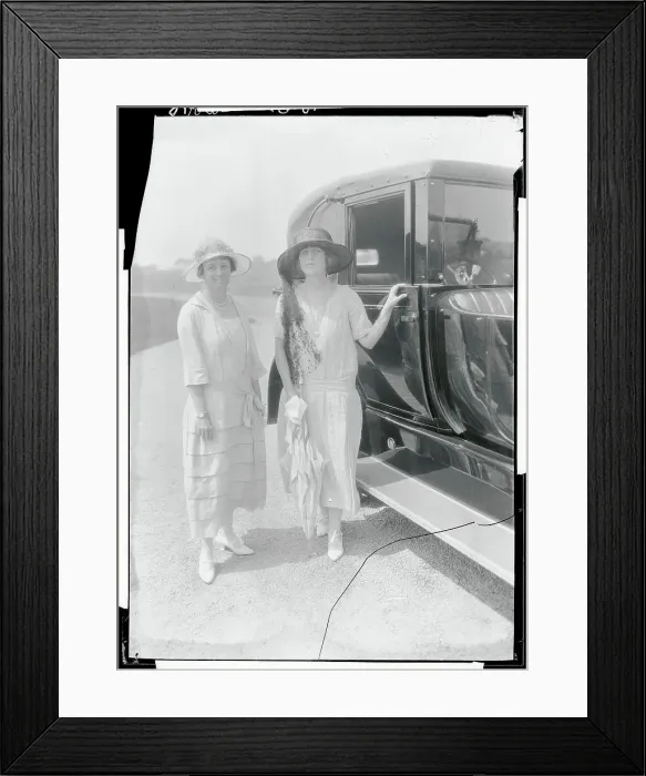 Framed Print : Socialites Posing Together Framed Print : Socialites Posing Together