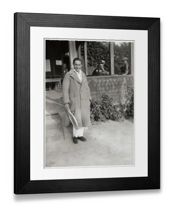 Framed Print : French Socialite Posing Outdoors Framed Print : French Socialite Posing Outdoors