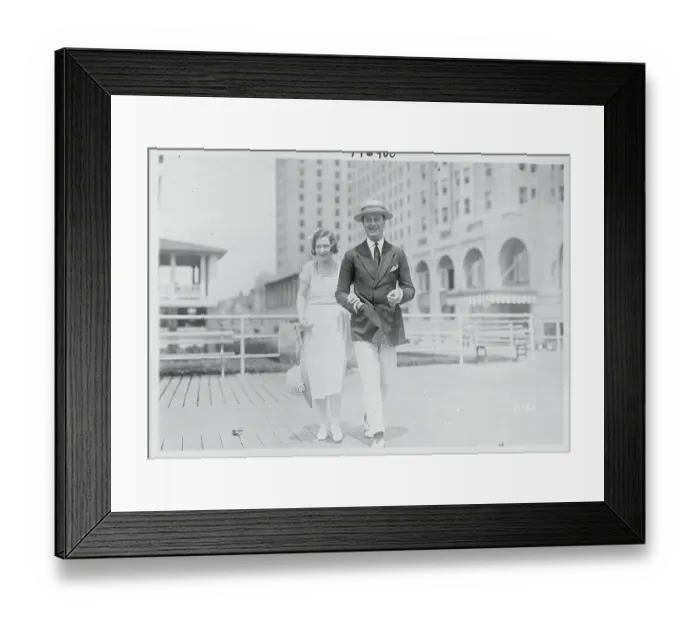 Framed Print : Performers Dorothy Gish and James Rennie Posing Framed Print : Performers Dorothy Gish and James Rennie Posing