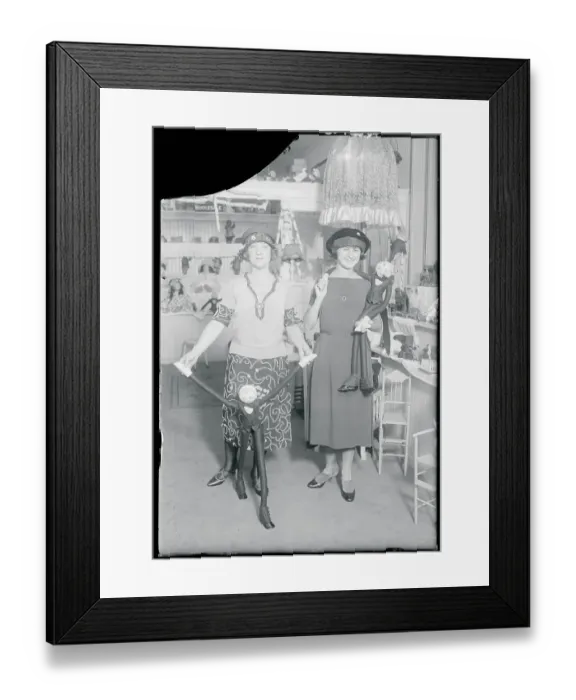 Framed Print : Doll Makers Showing New Design Framed Print : Doll Makers Showing New Design