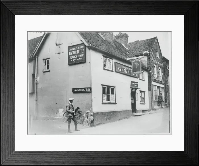 Framed Print : The Leather Bottle Inn- Where Dickens Ate and Wrote Framed Print : The Leather Bottle Inn- Where Dickens Ate and Wrote