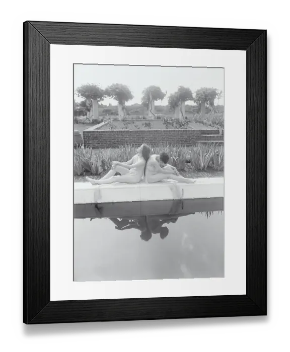 Framed Print : Dancers in Unique Outdoor Setting Framed Print : Dancers in Unique Outdoor Setting