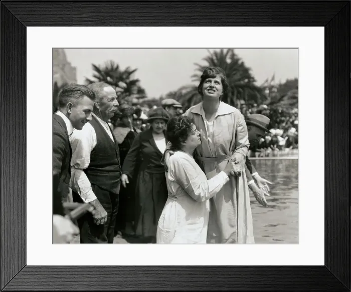 Framed Print : Aimee S. McPherson Baptizing Framed Print : Aimee S. McPherson Baptizing