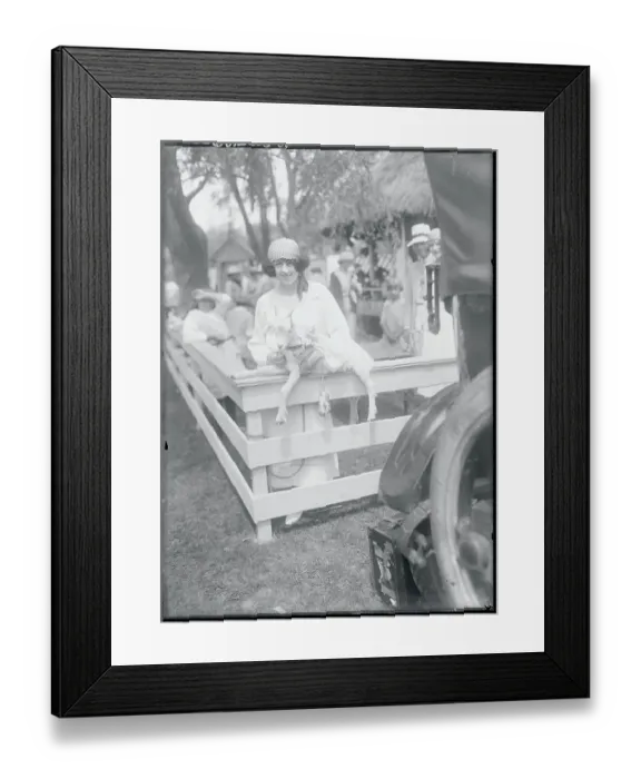Framed Print : Mrs. Esmonde P. O'Brien selling goats Framed Print : Mrs. Esmonde P. O'Brien selling goats