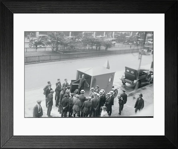 Framed Print : Streetside Preacher Framed Print : Streetside Preacher
