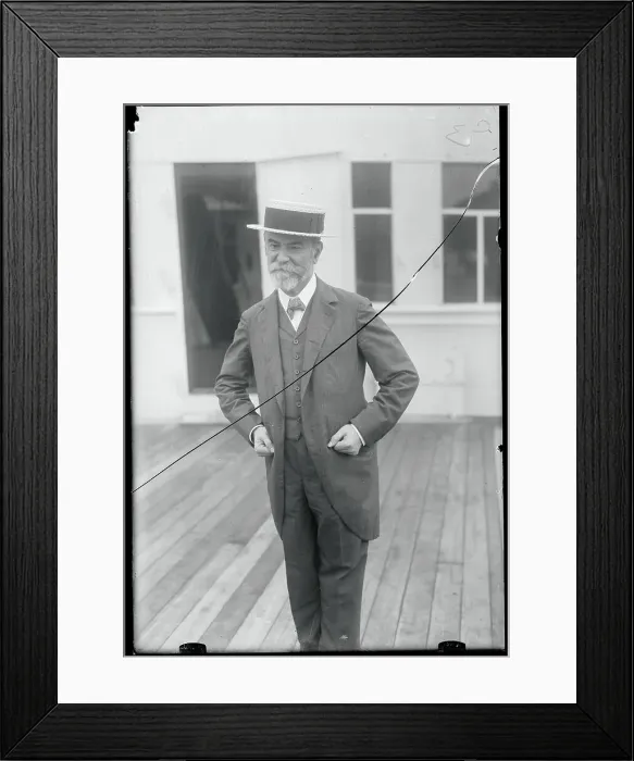 Framed Print : Jules Jusserand on Ship Deck Framed Print : Jules Jusserand on Ship Deck